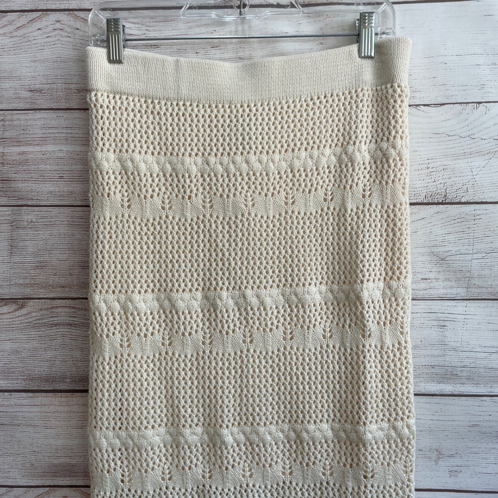 Haute Hippie Cream Knit Halter Skirt Set - Picture 4 of 9